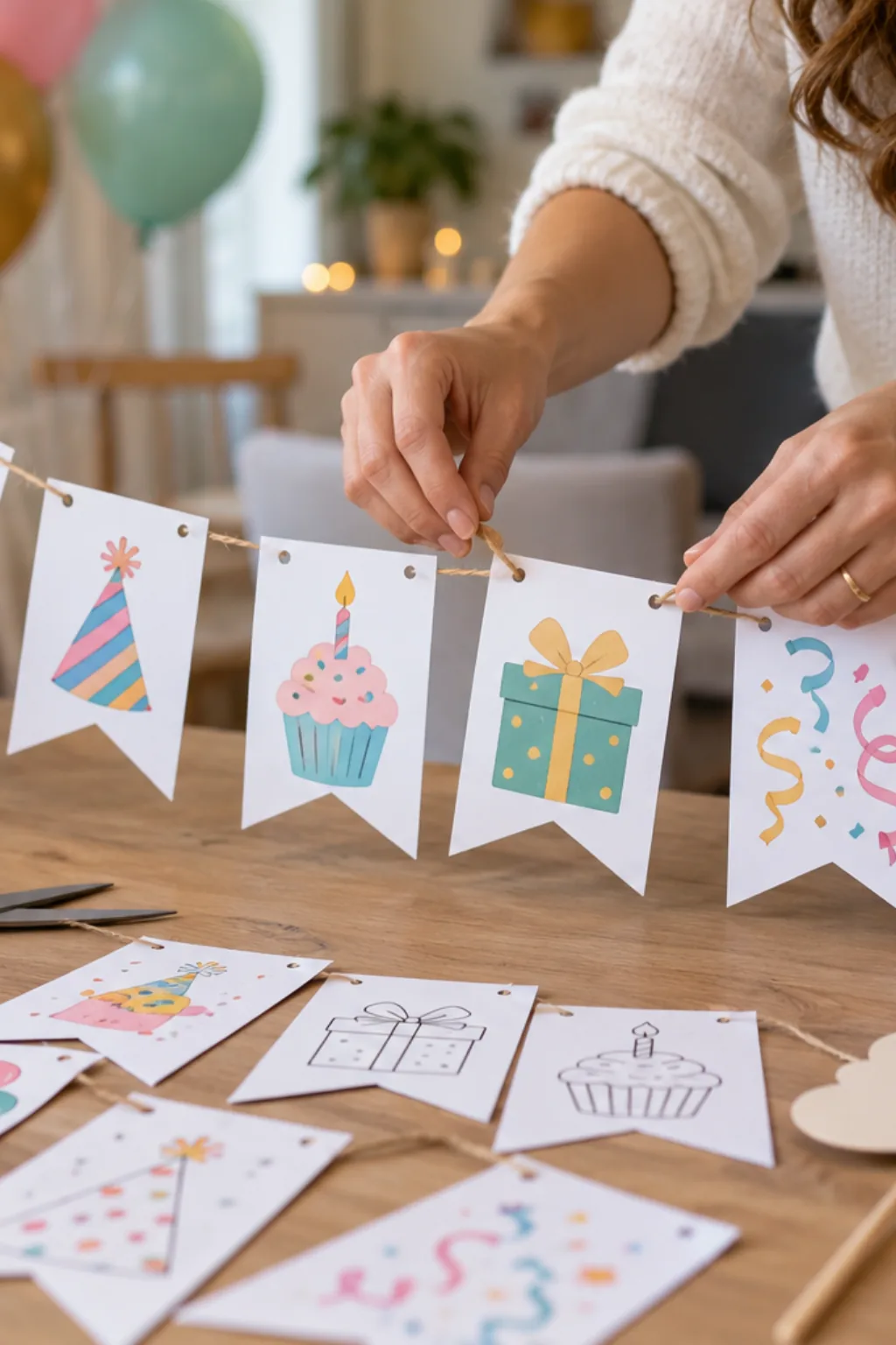 Alfabeto de Aniversário para Imprimir - Depois