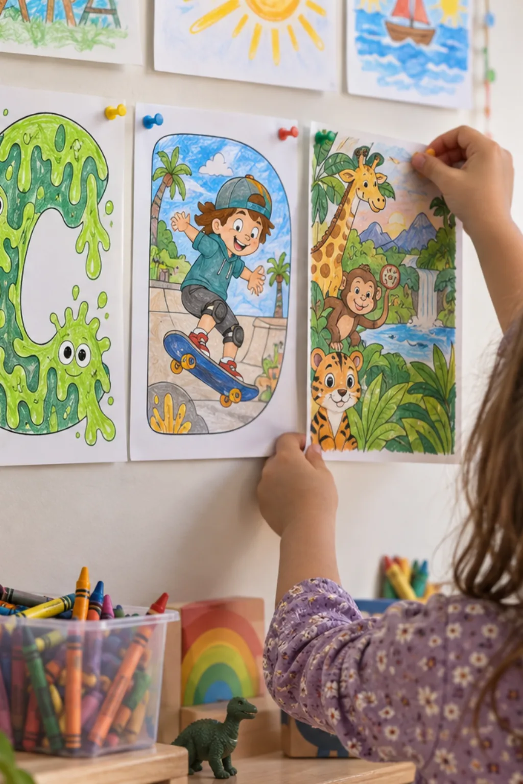 Alfabeto de Desenhos da Nickelodeon para Imprimir - Depois