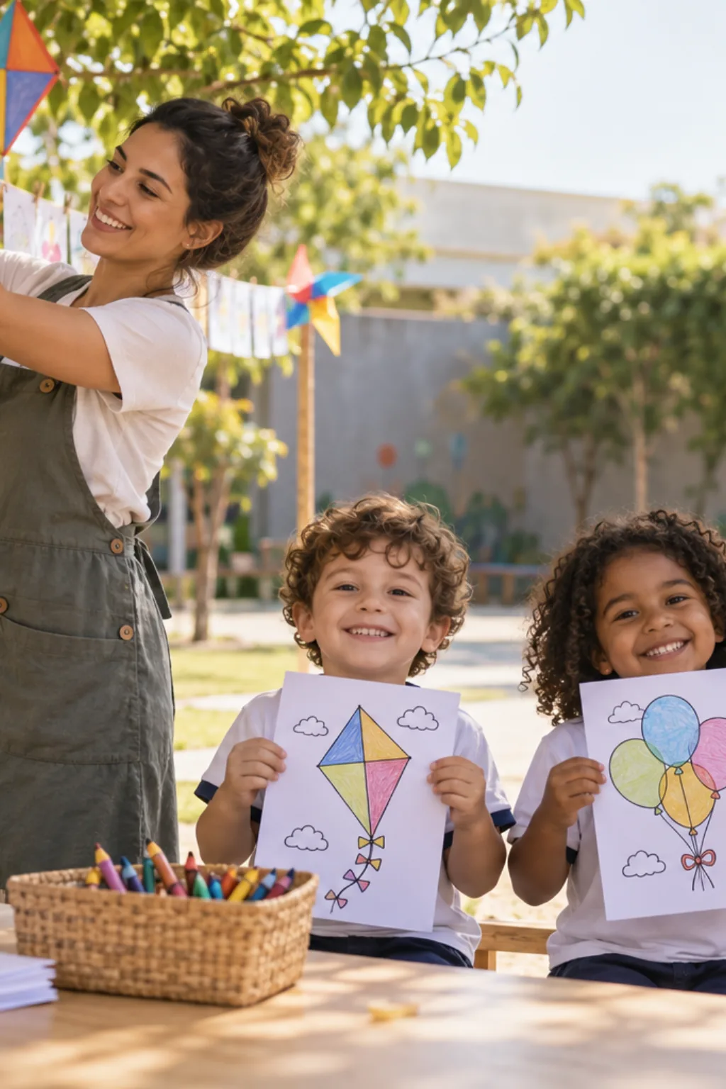 alfabeto para imprimir — exemplo criado na Desenhos pra Colorir