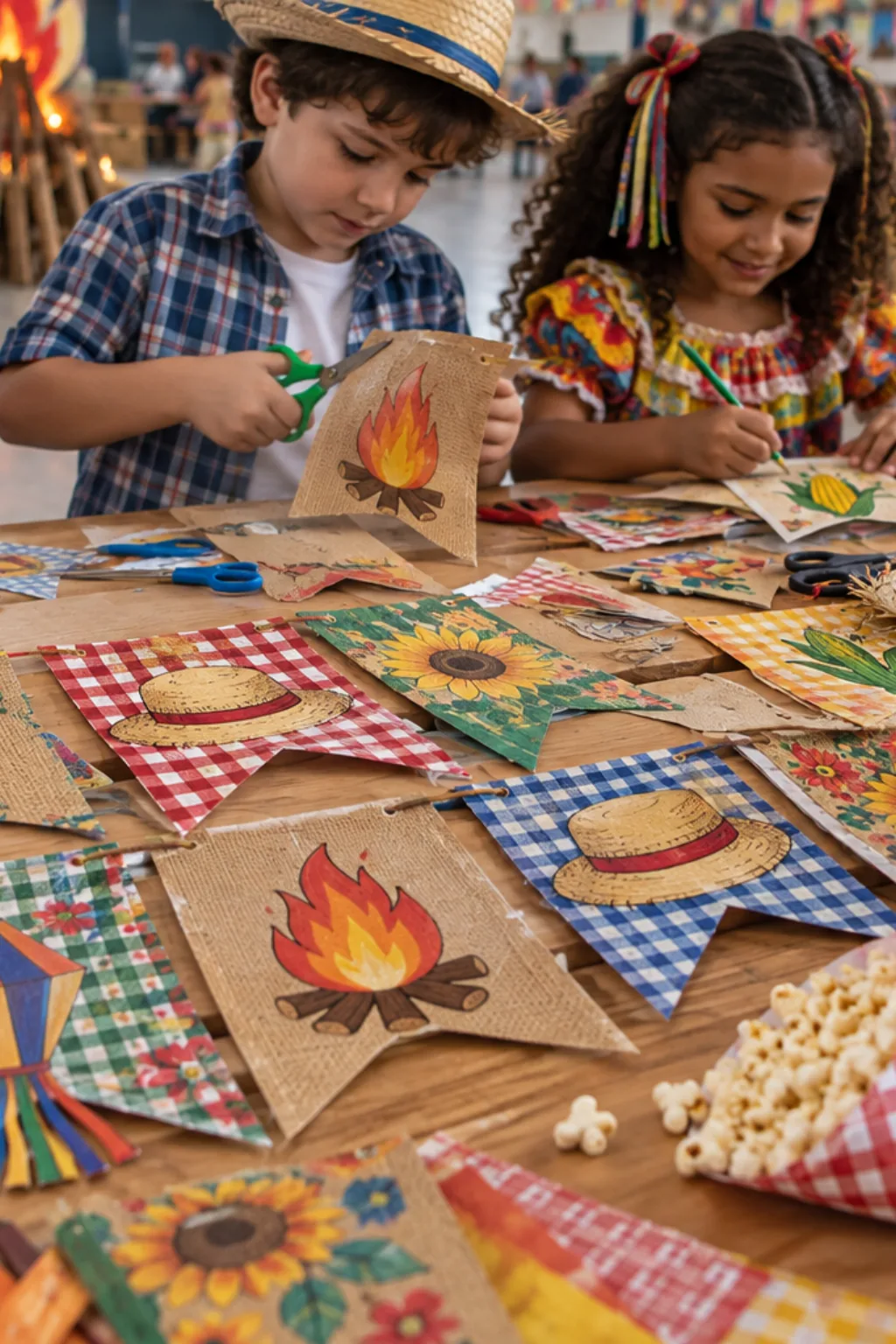 Alfabeto de Festa Junina para Imprimir - Depois