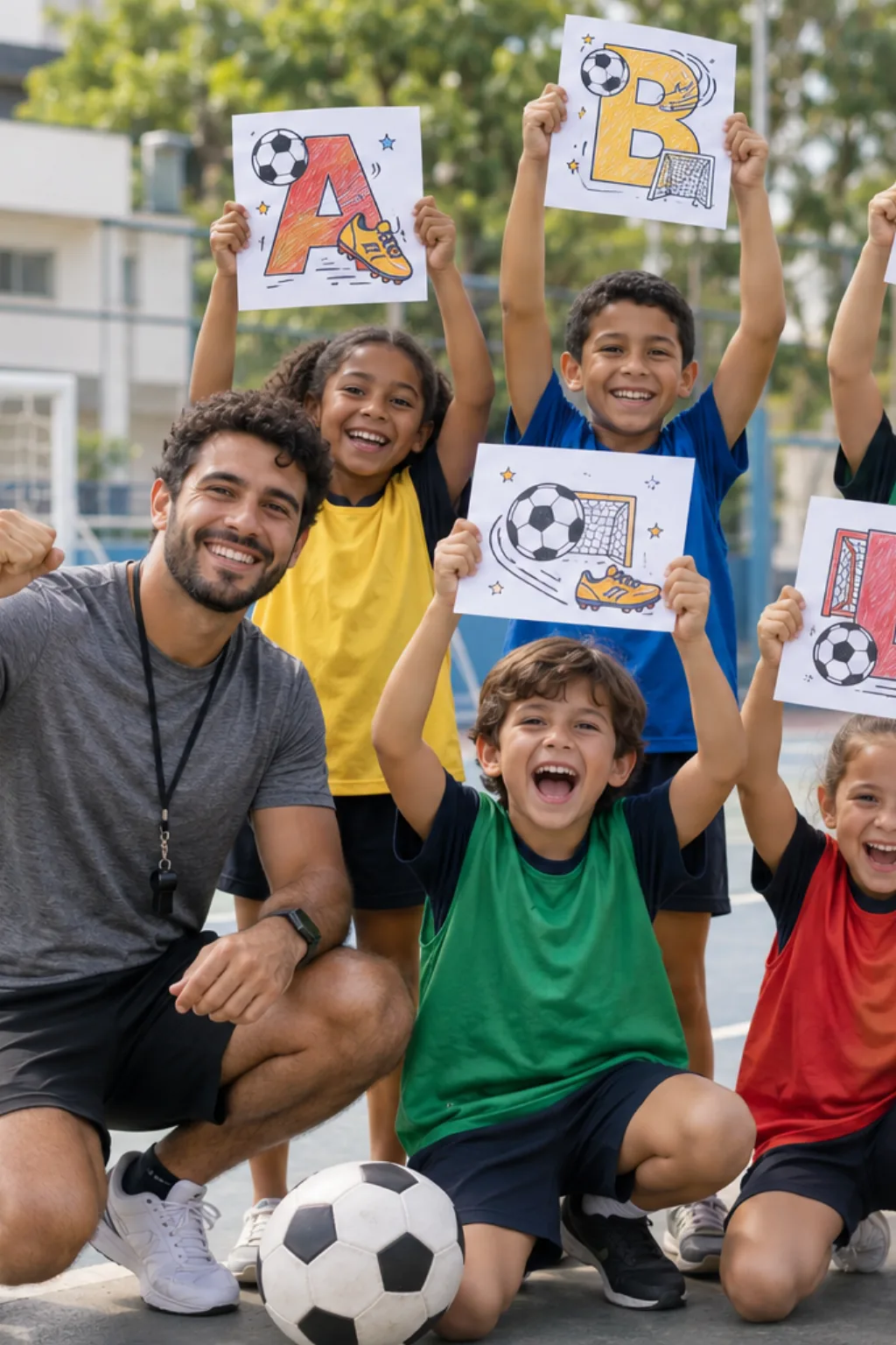 alfabeto para imprimir — exemplo criado na Desenhos pra Colorir