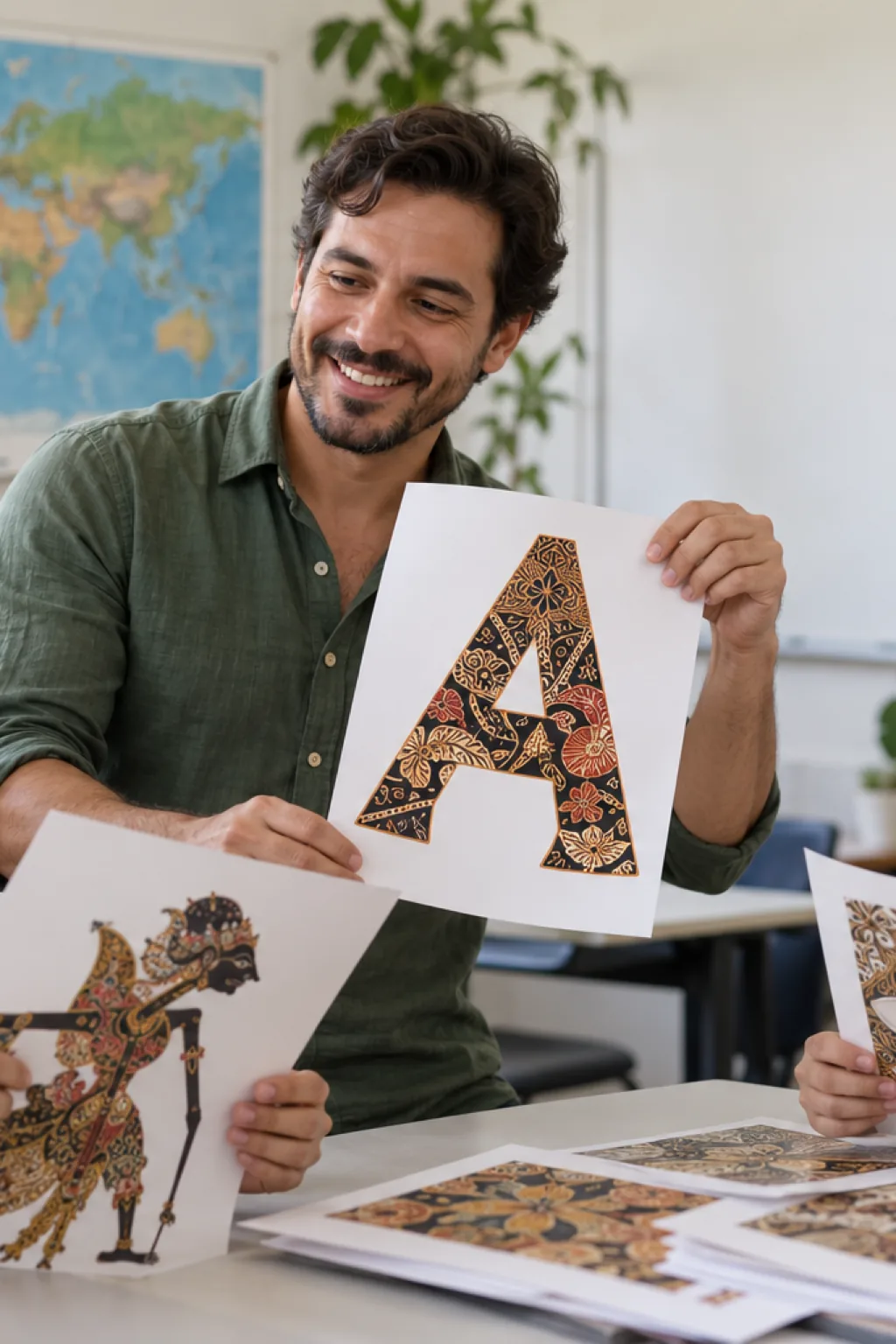 alfabeto para imprimir — exemplo criado na Desenhos pra Colorir