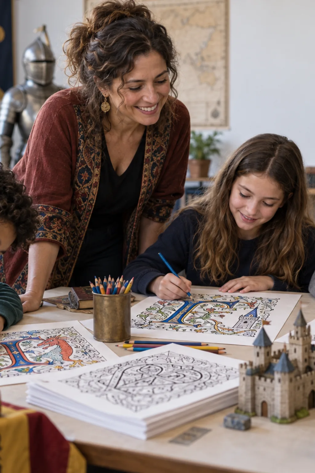 alfabeto para imprimir — exemplo criado na Desenhos pra Colorir