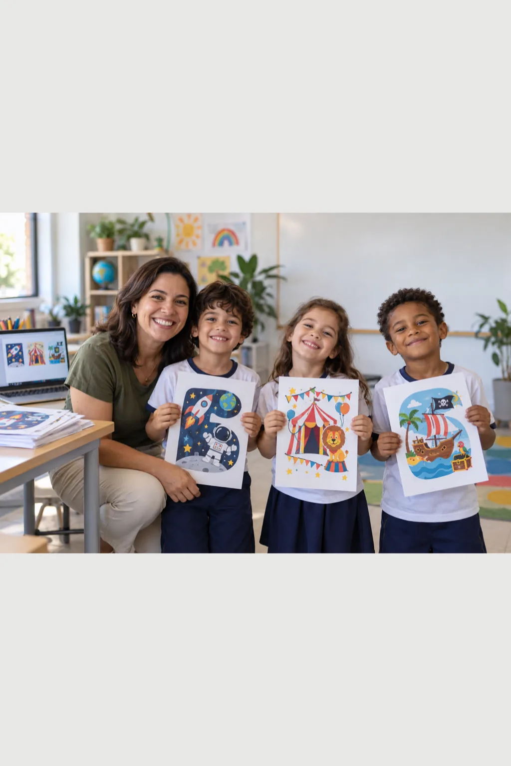 alfabeto para imprimir — exemplo criado na Desenhos pra Colorir