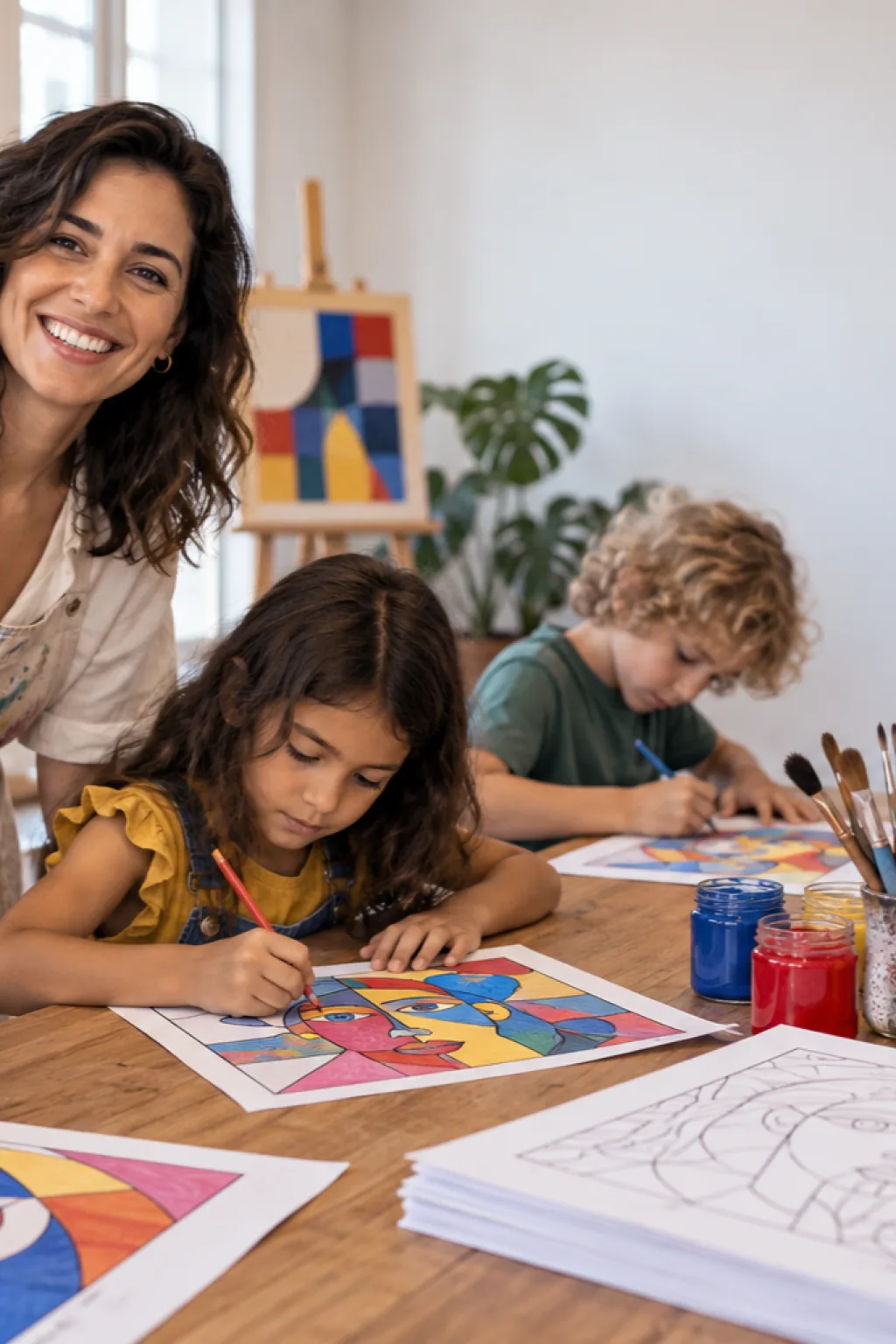 atividades para colorir — exemplo criado na Desenhos pra Colorir