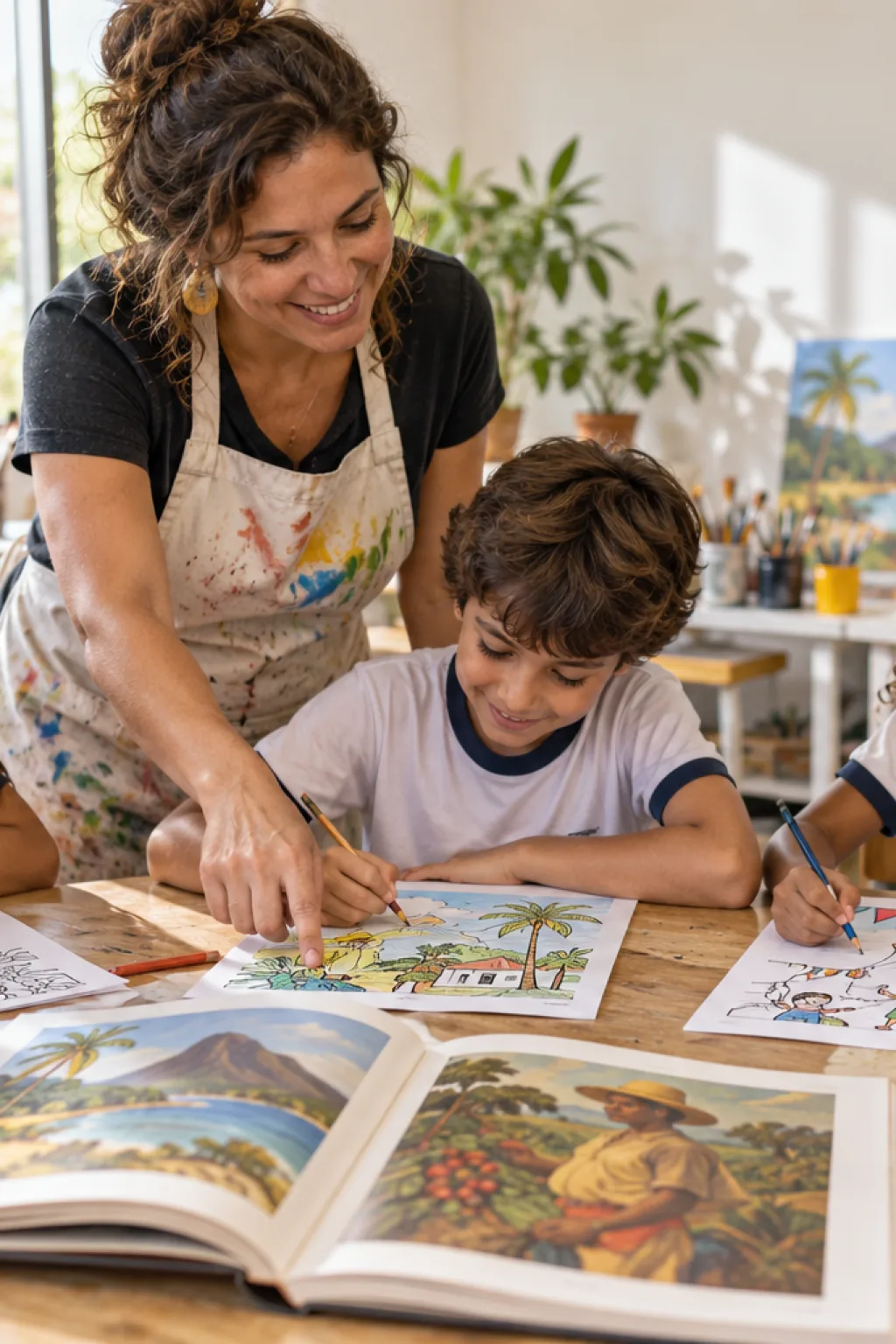 atividades para colorir — exemplo criado na Desenhos pra Colorir