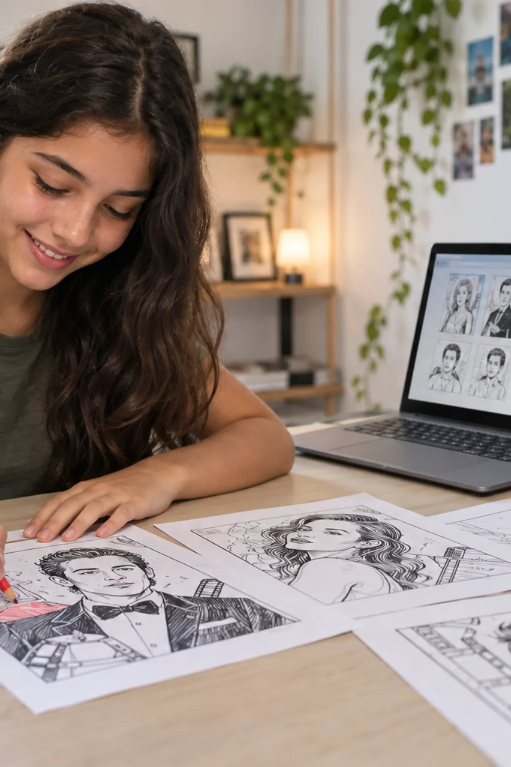 atividades para colorir — exemplo criado na Desenhos pra Colorir