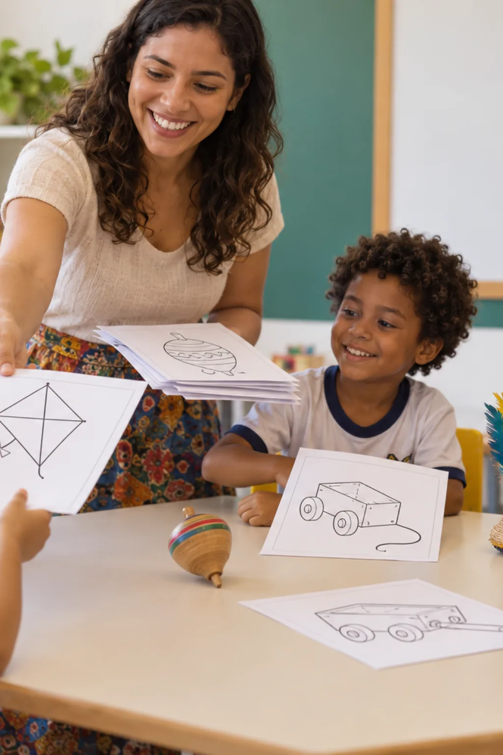 atividades para colorir — exemplo criado na Desenhos pra Colorir