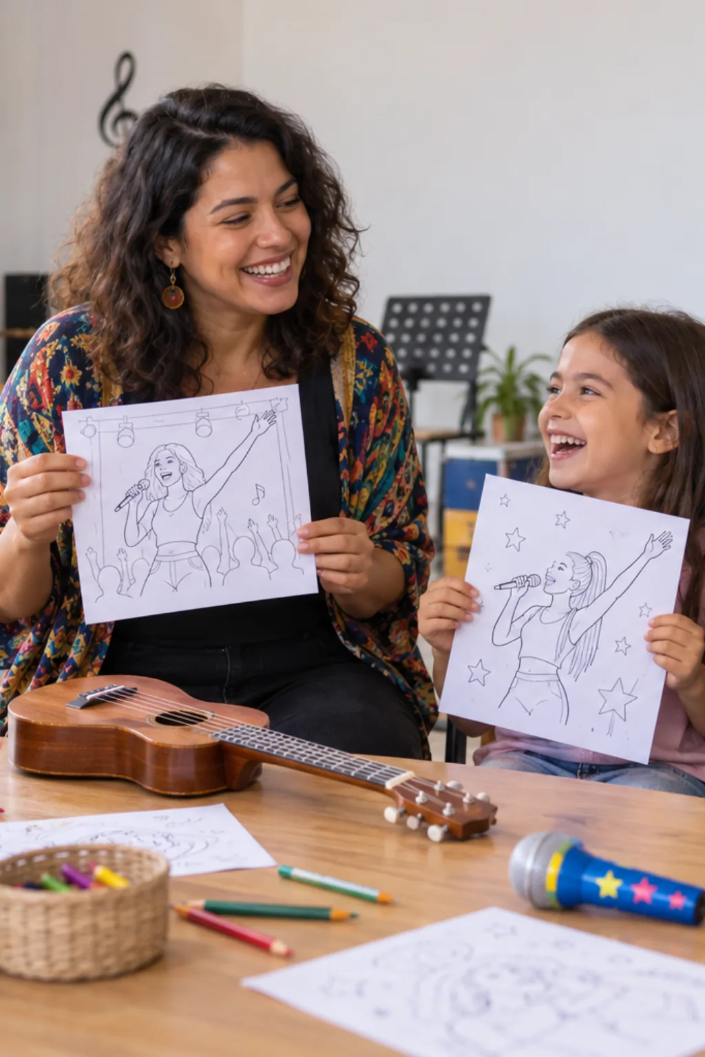 atividades para colorir — exemplo criado na Desenhos pra Colorir