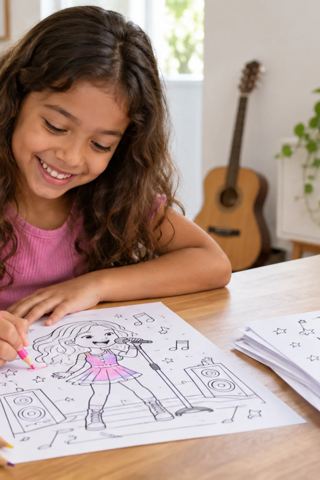 atividades para colorir — exemplo criado na Desenhos pra Colorir