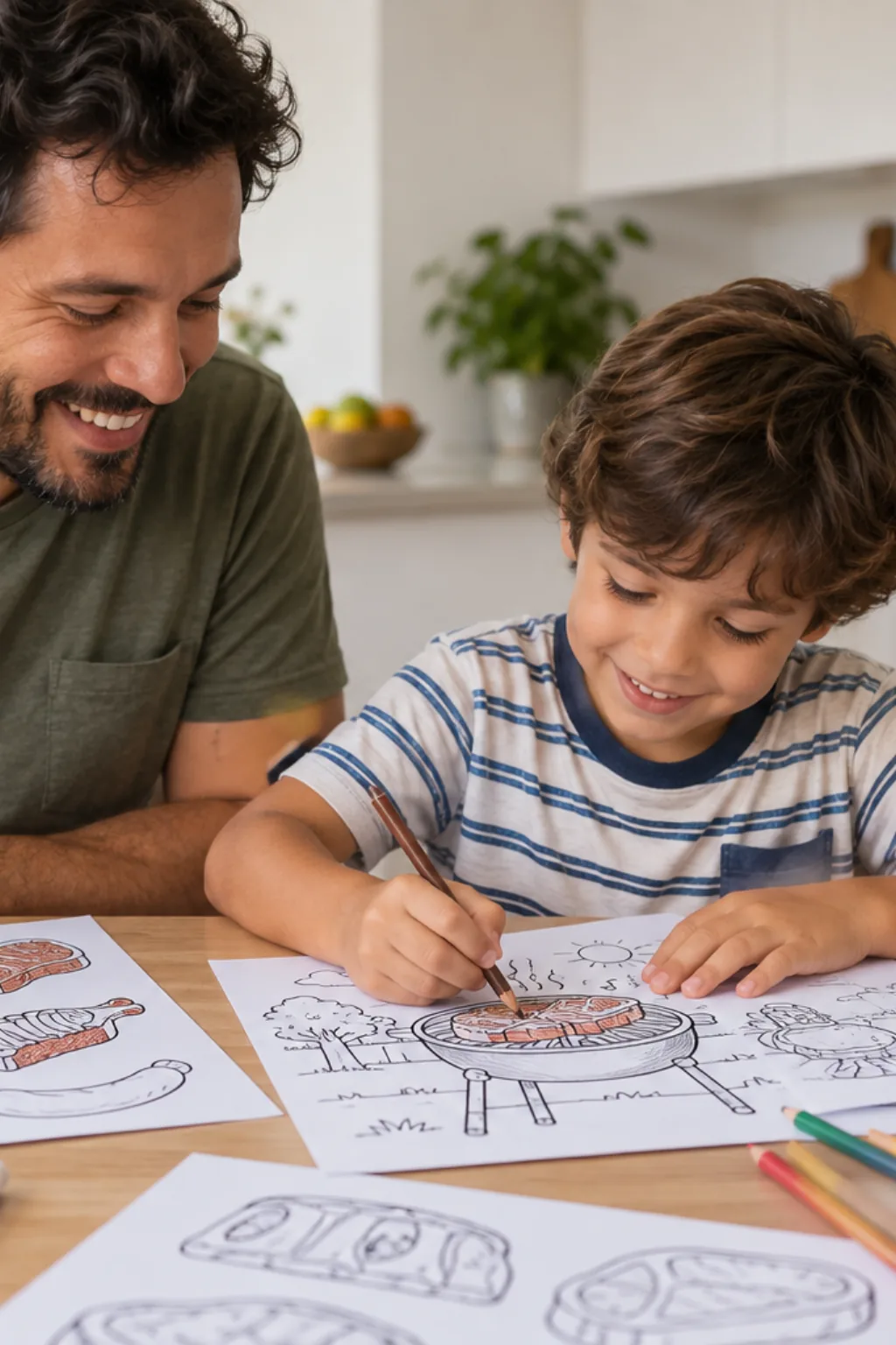 atividades para colorir — exemplo criado na Desenhos pra Colorir