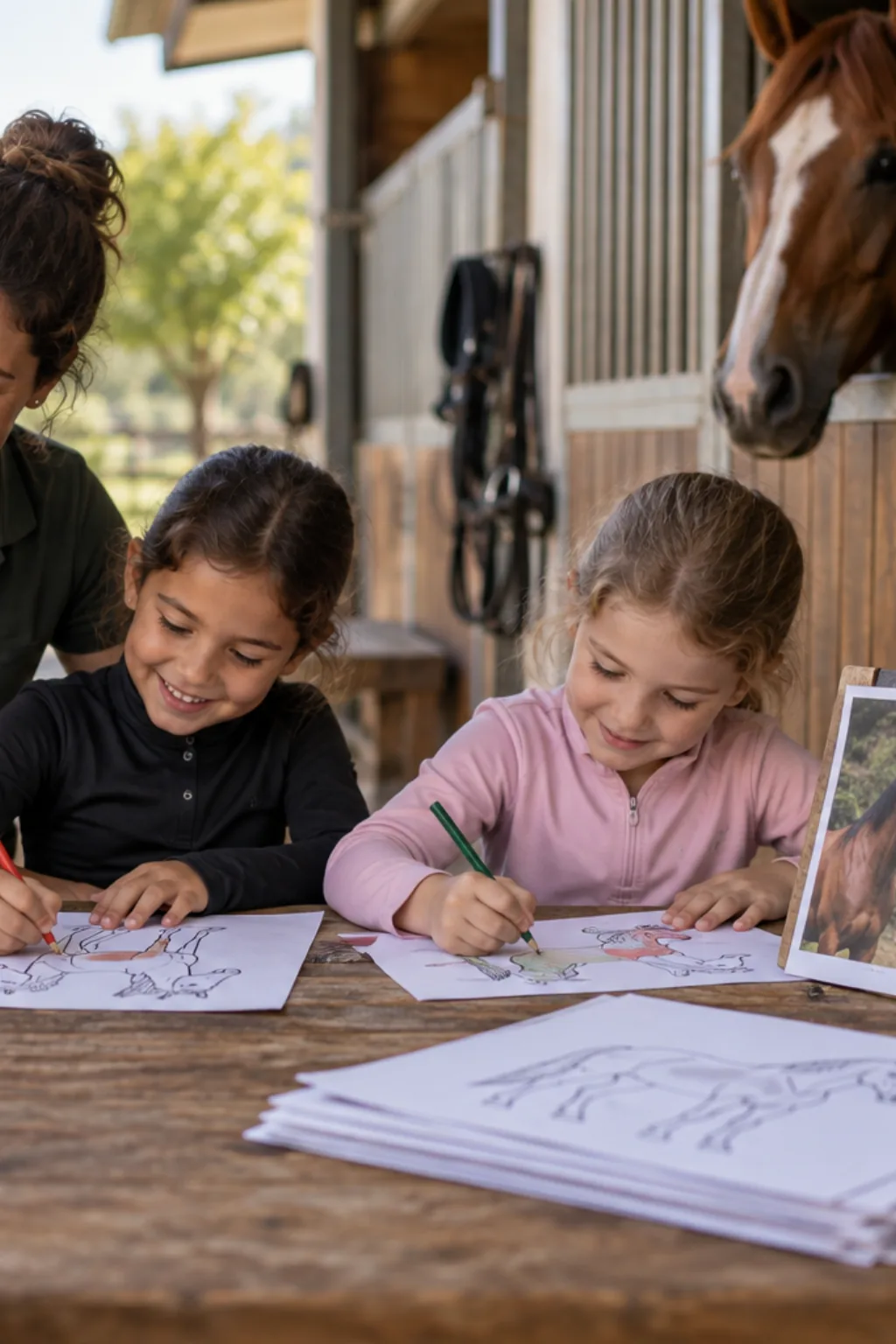 atividades para colorir — exemplo criado na Desenhos pra Colorir