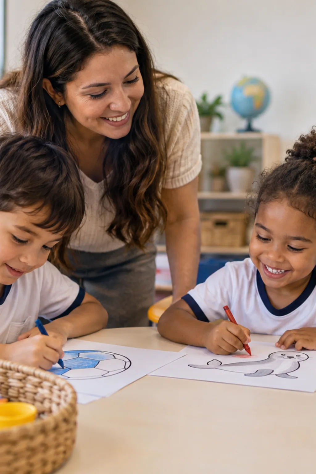 atividades para colorir — exemplo criado na Desenhos pra Colorir