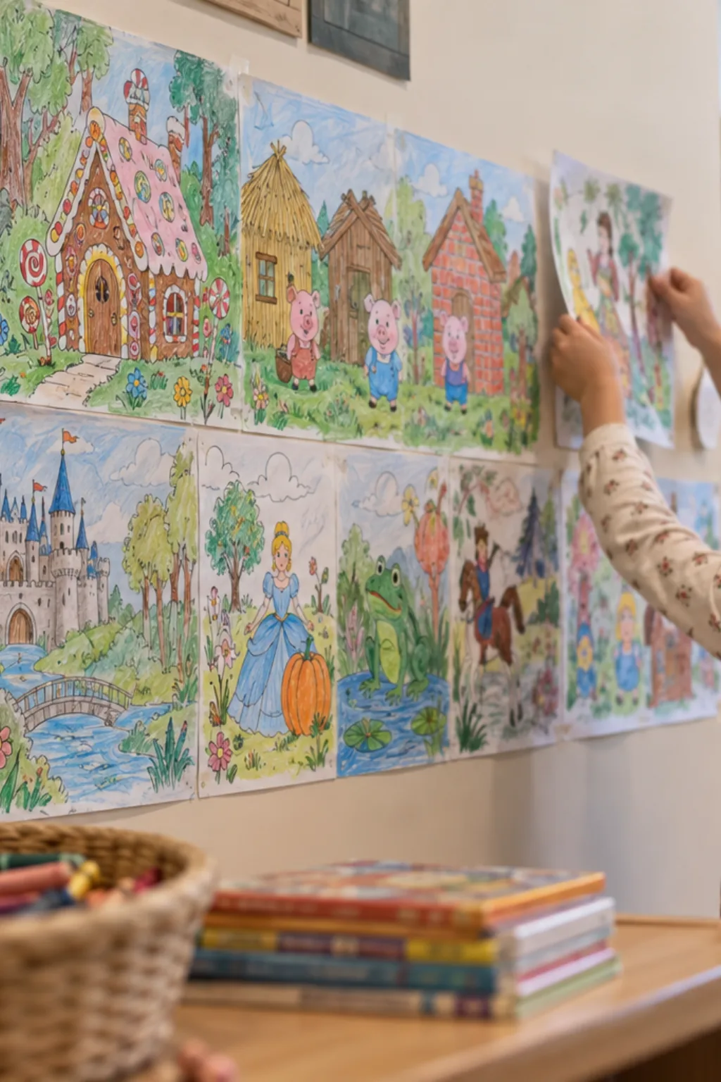Atividades de Contos de Fadas para Colorir - Depois