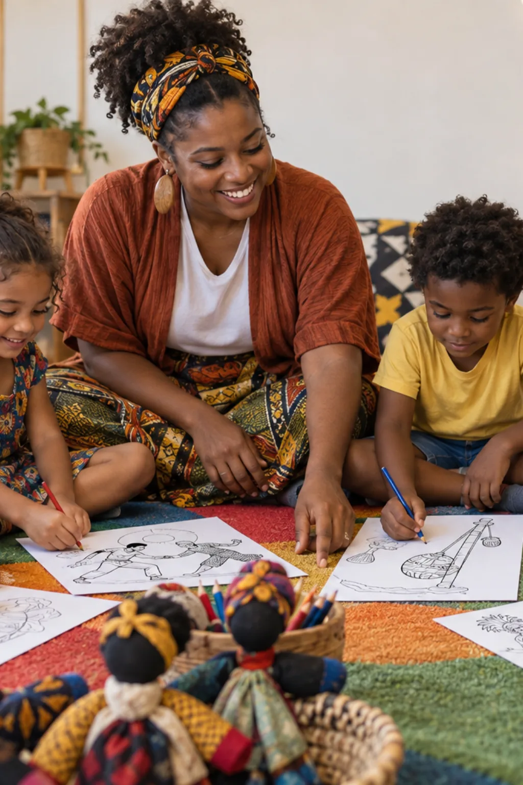 atividades para colorir — exemplo criado na Desenhos pra Colorir