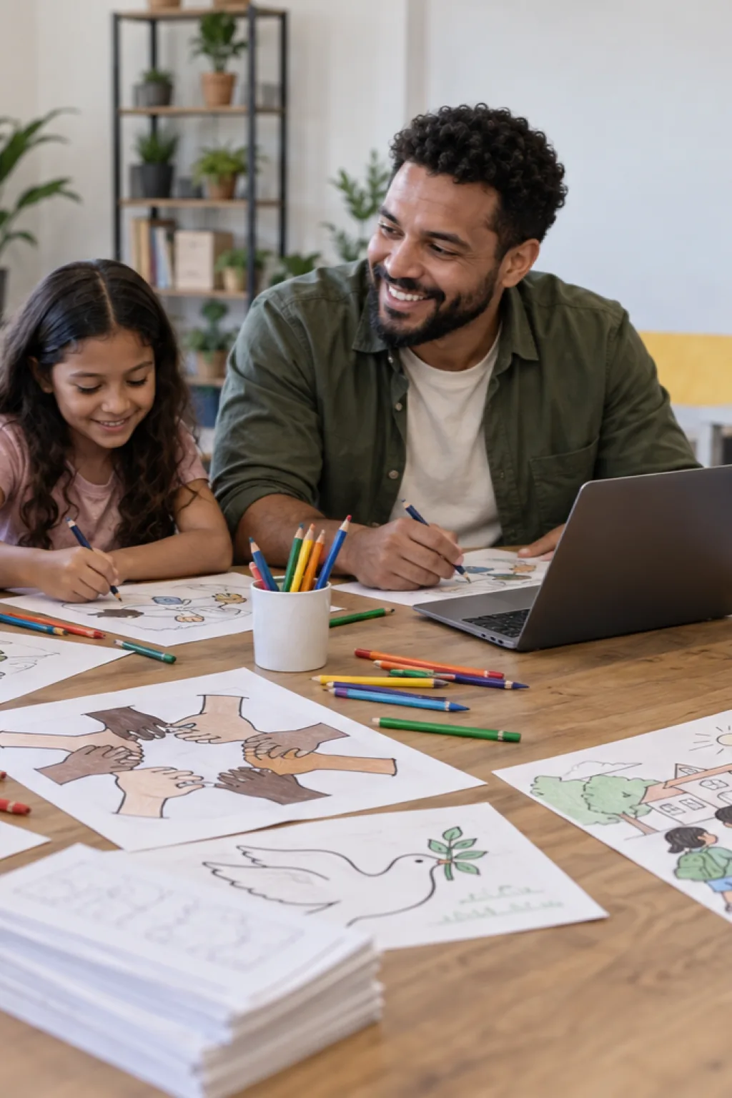atividades para colorir — exemplo criado na Desenhos pra Colorir
