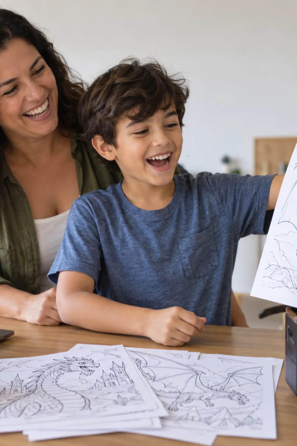 atividades para colorir — exemplo criado na Desenhos pra Colorir