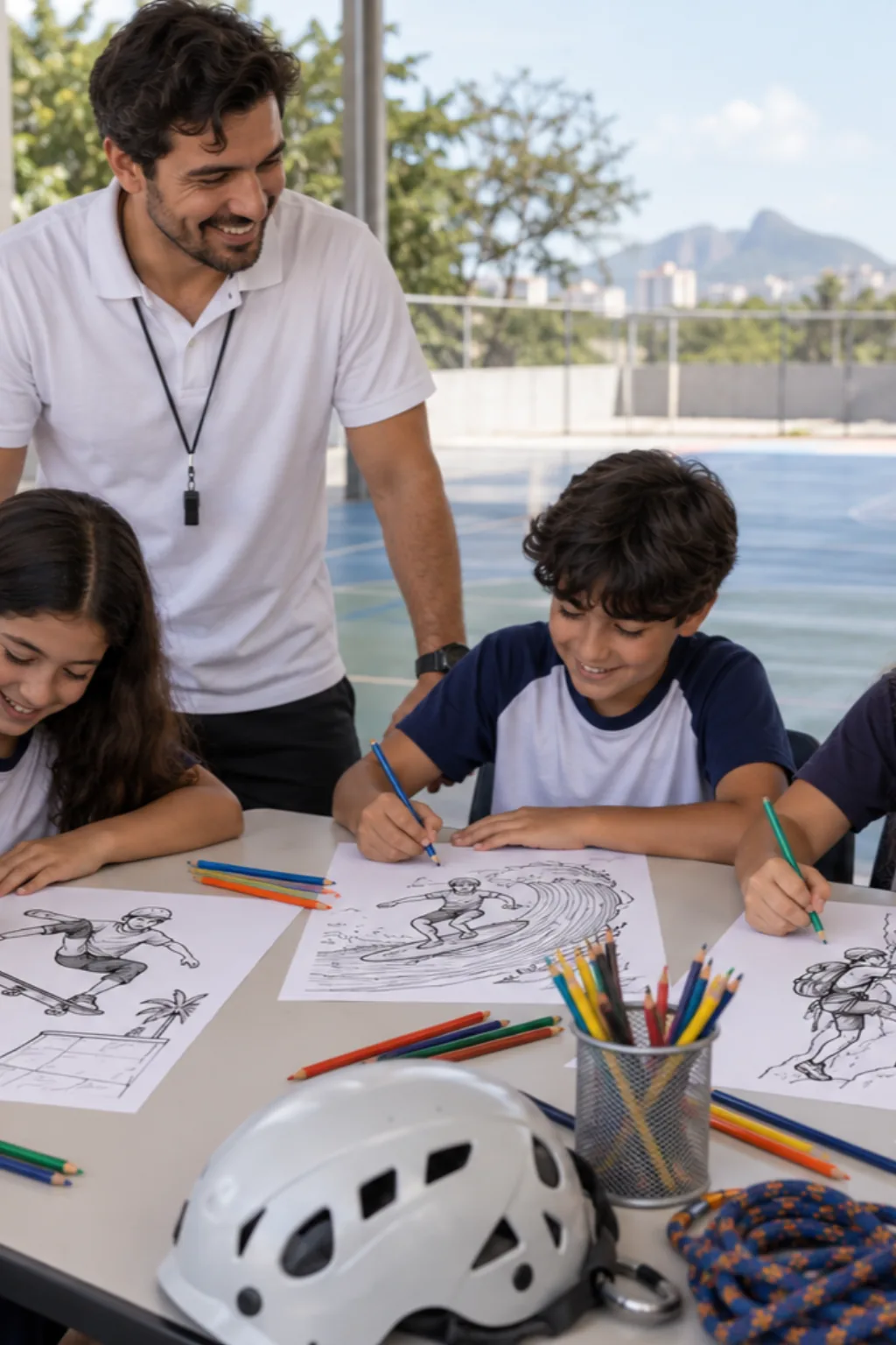 atividades para colorir — exemplo criado na Desenhos pra Colorir