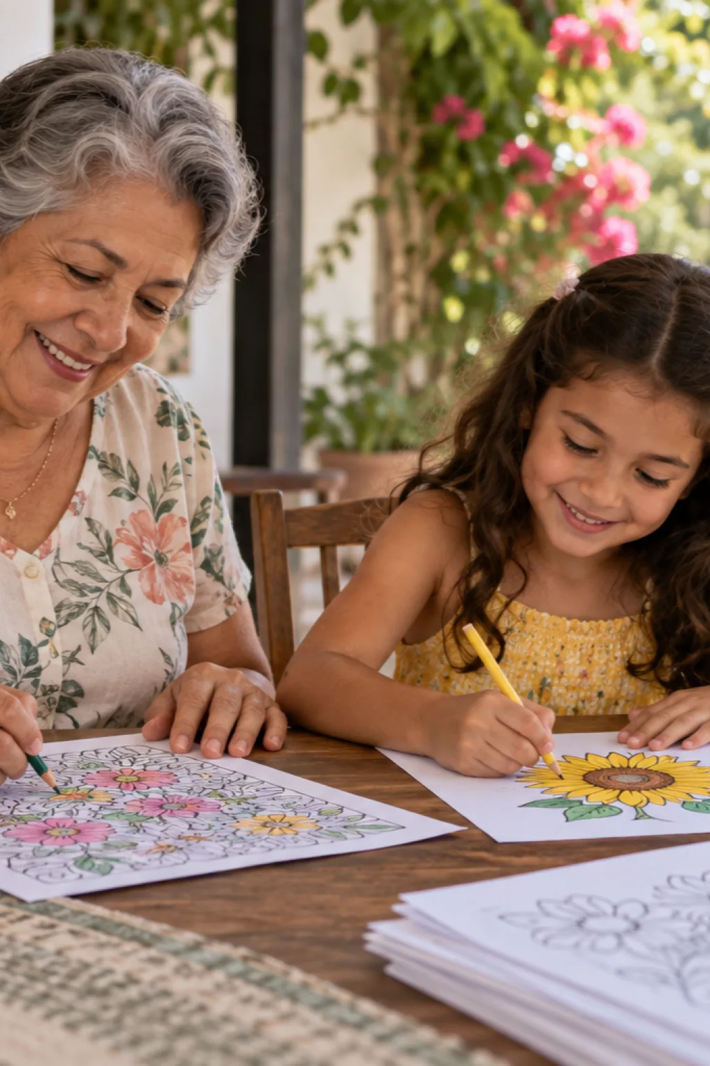 atividades para colorir — exemplo criado na Desenhos pra Colorir