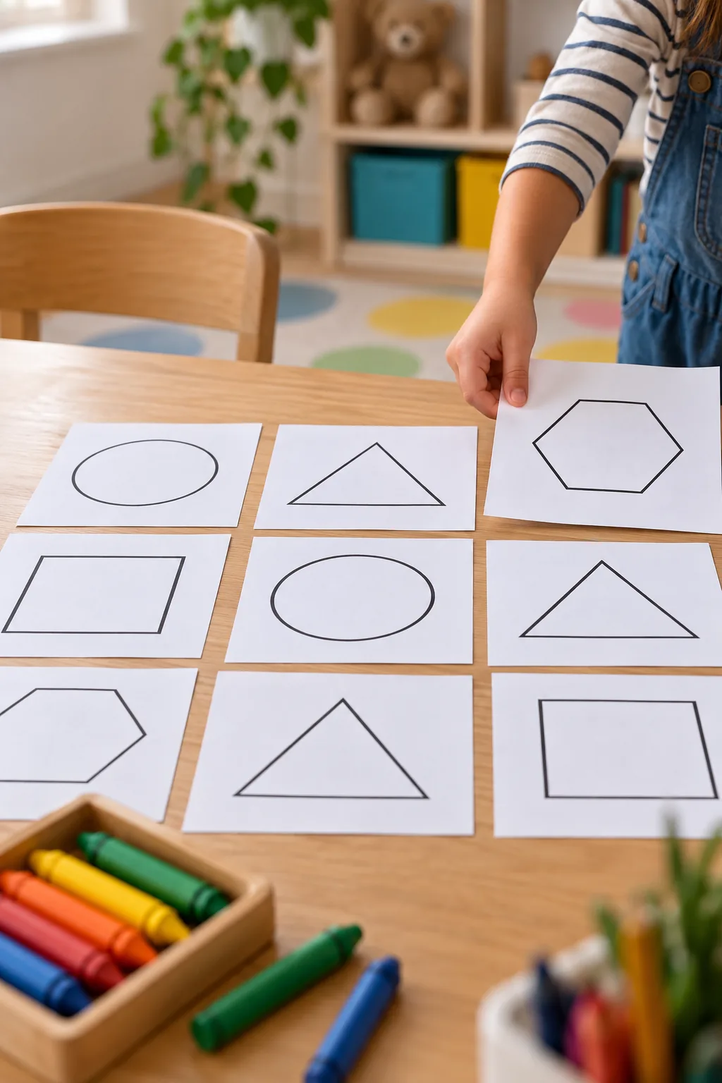 Atividades de Formas Geométricas para Colorir - Depois
