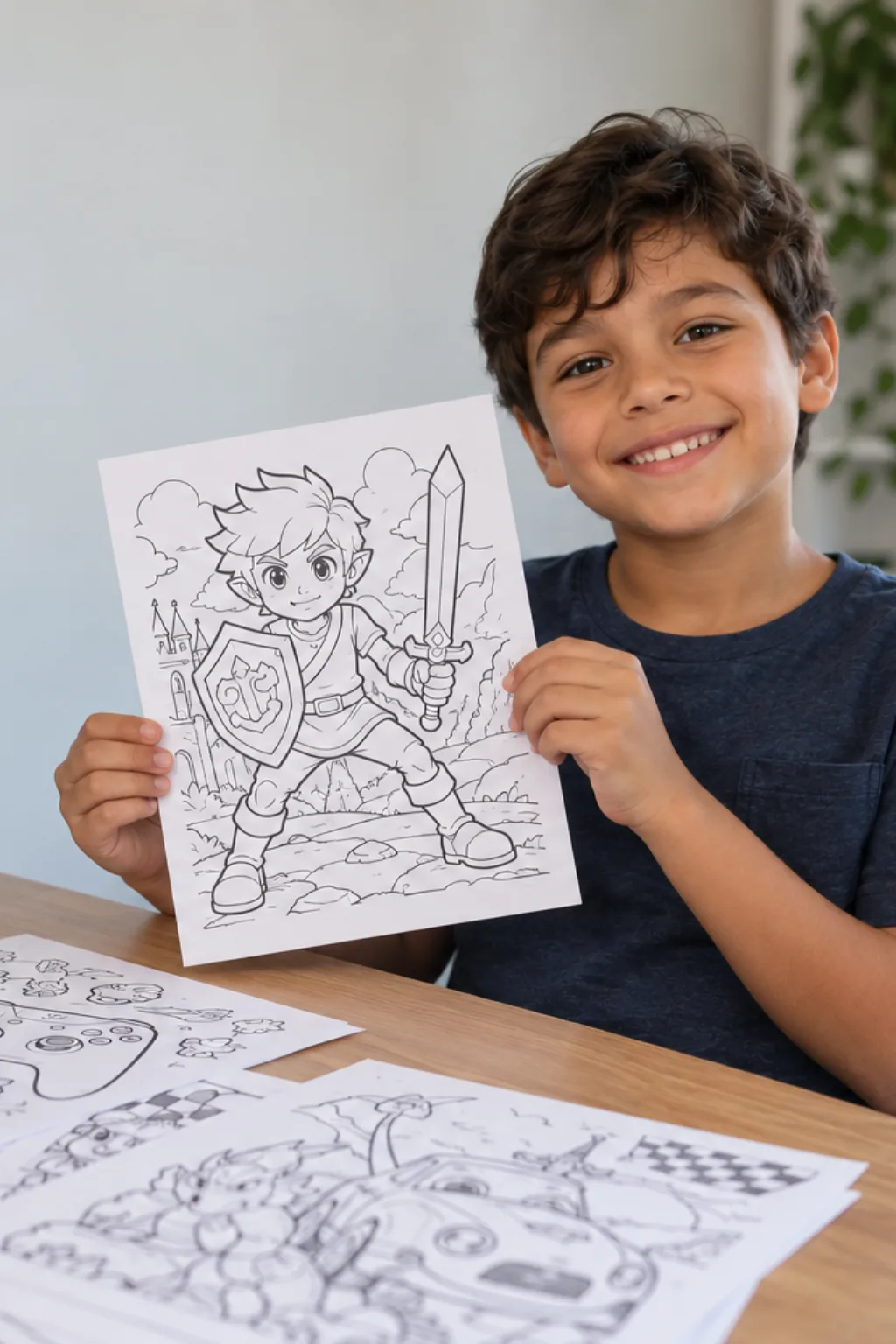 atividades para colorir — exemplo criado na Desenhos pra Colorir