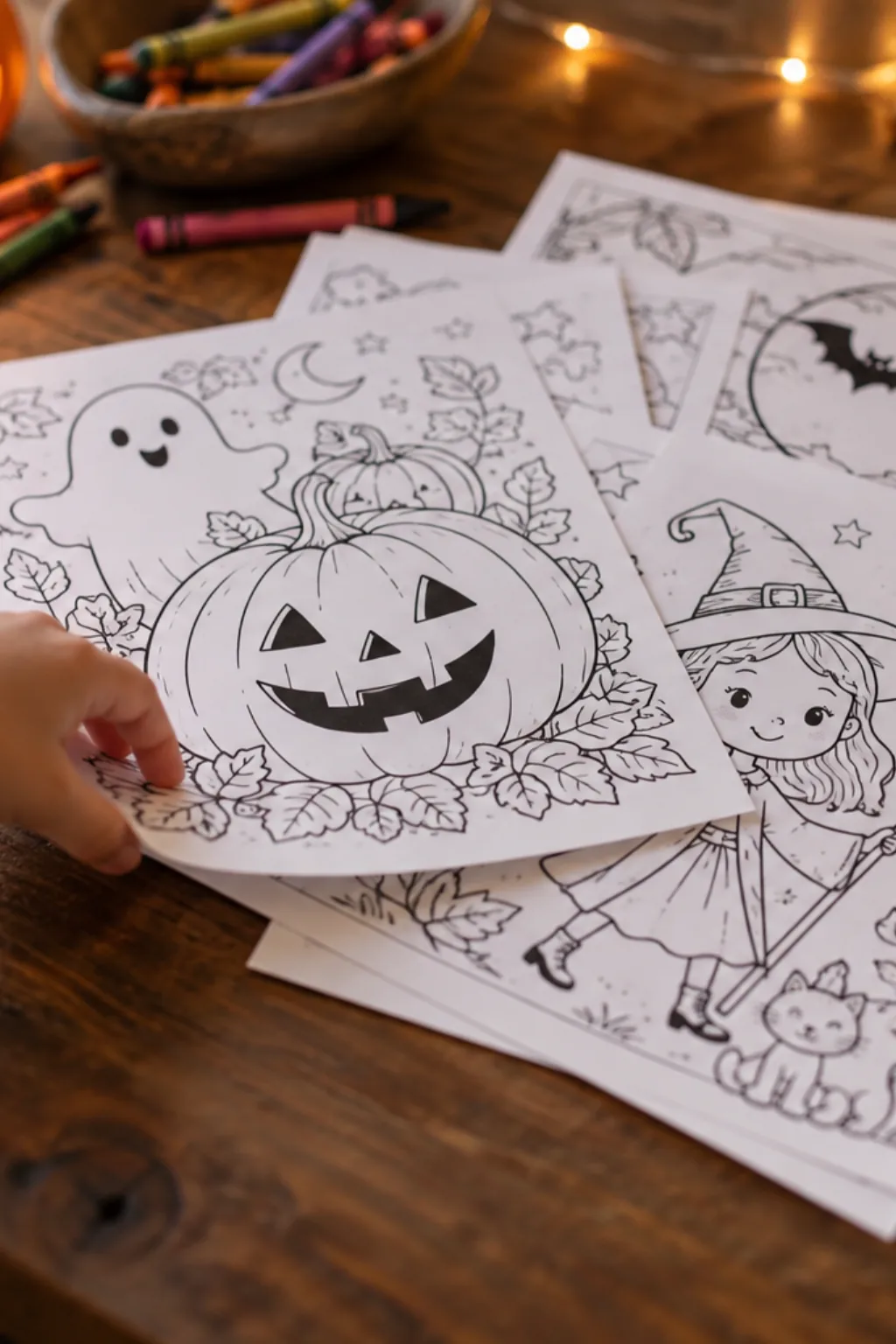 Atividades de Halloween para Colorir - Depois