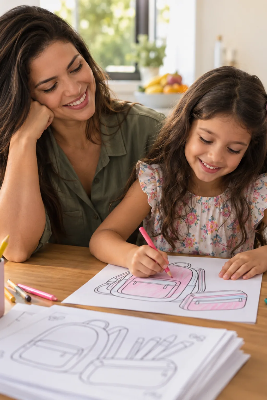 atividades para colorir — exemplo criado na Desenhos pra Colorir