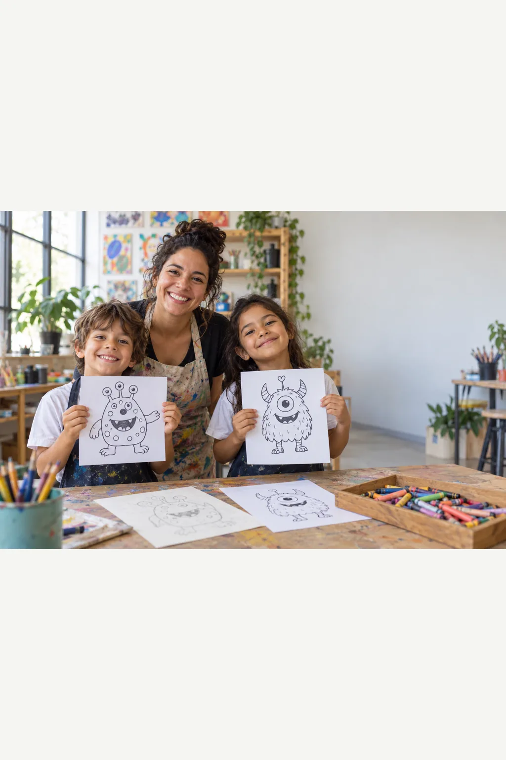 atividades para colorir — exemplo criado na Desenhos pra Colorir