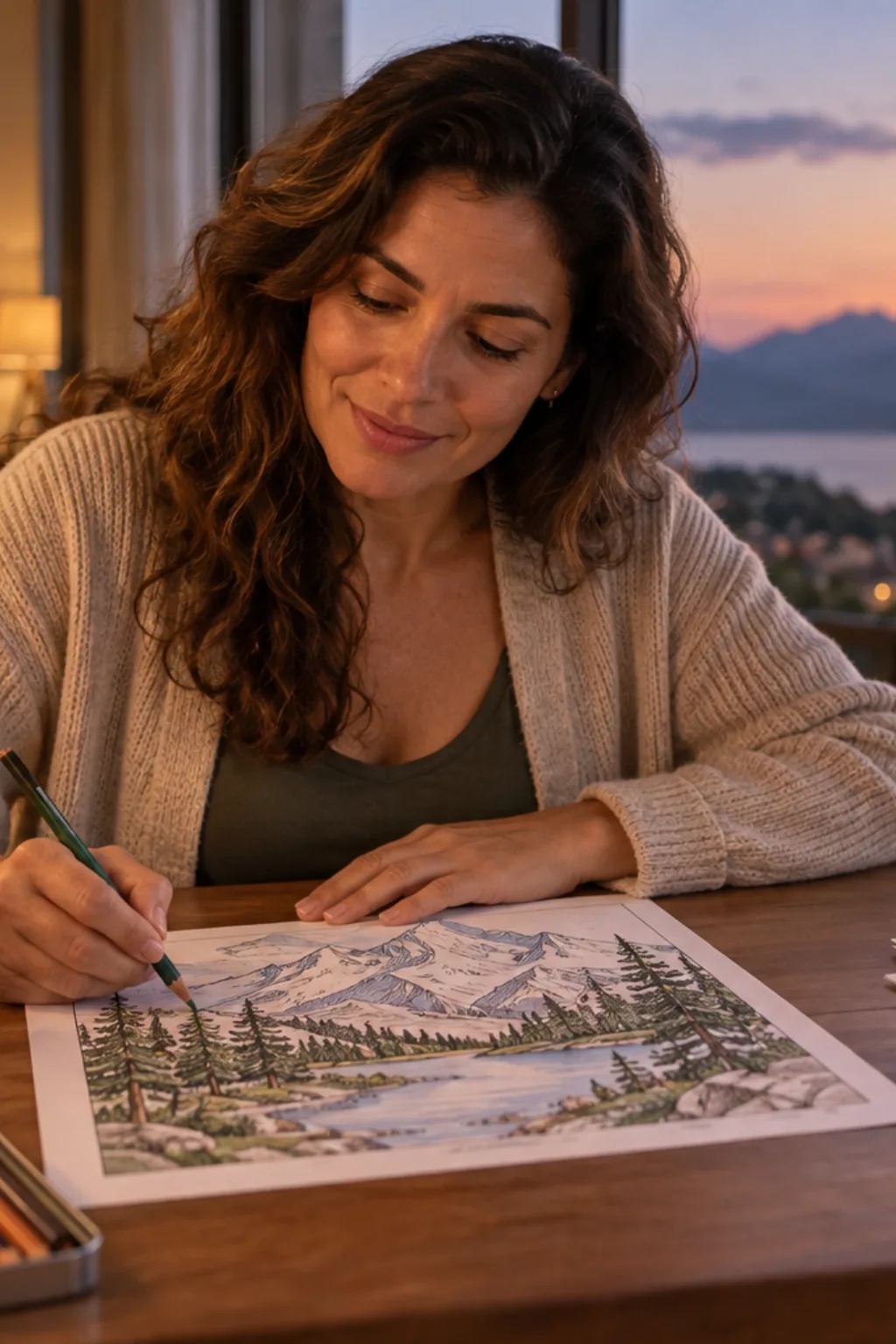 atividades para colorir — exemplo criado na Desenhos pra Colorir