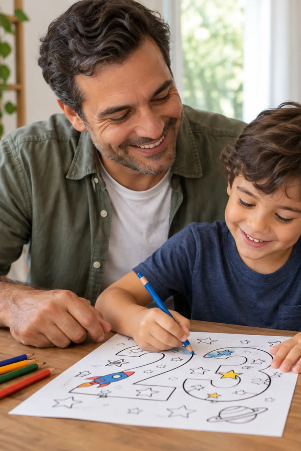 atividades para colorir — exemplo criado na Desenhos pra Colorir