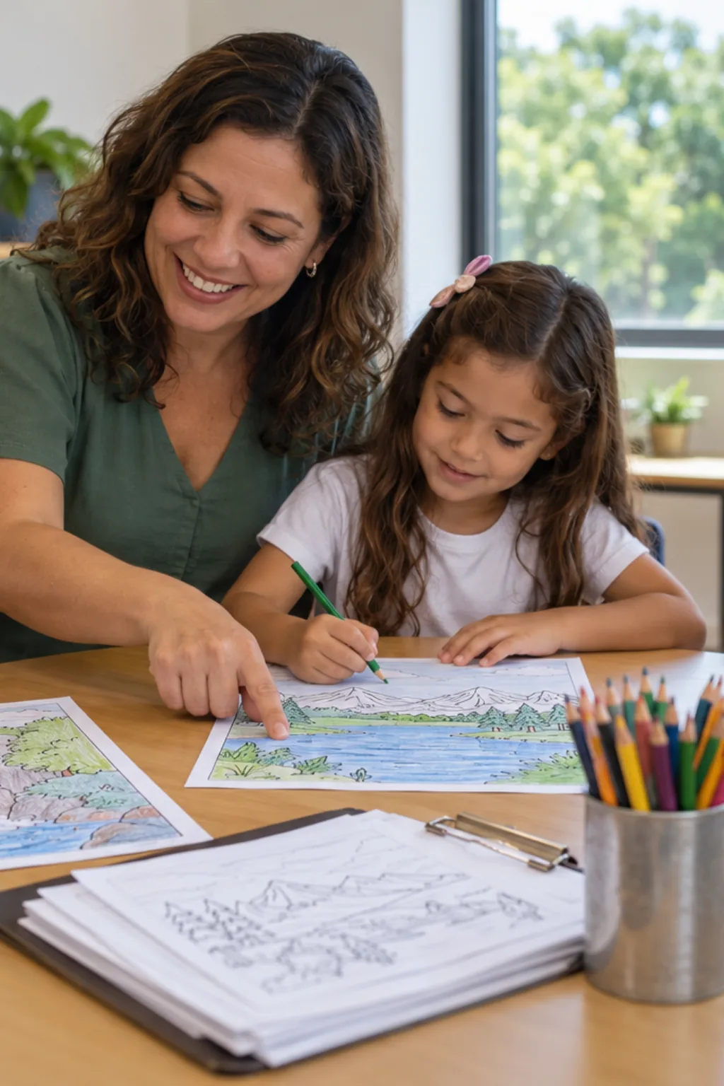 atividades para colorir — exemplo criado na Desenhos pra Colorir