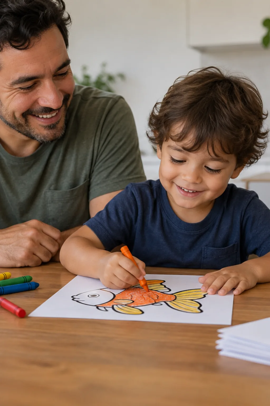 atividades para colorir — exemplo criado na Desenhos pra Colorir