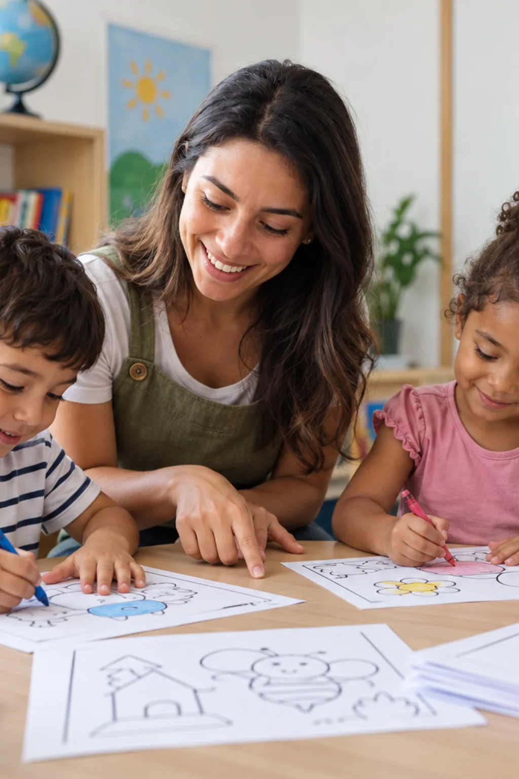 atividades para colorir — exemplo criado na Desenhos pra Colorir