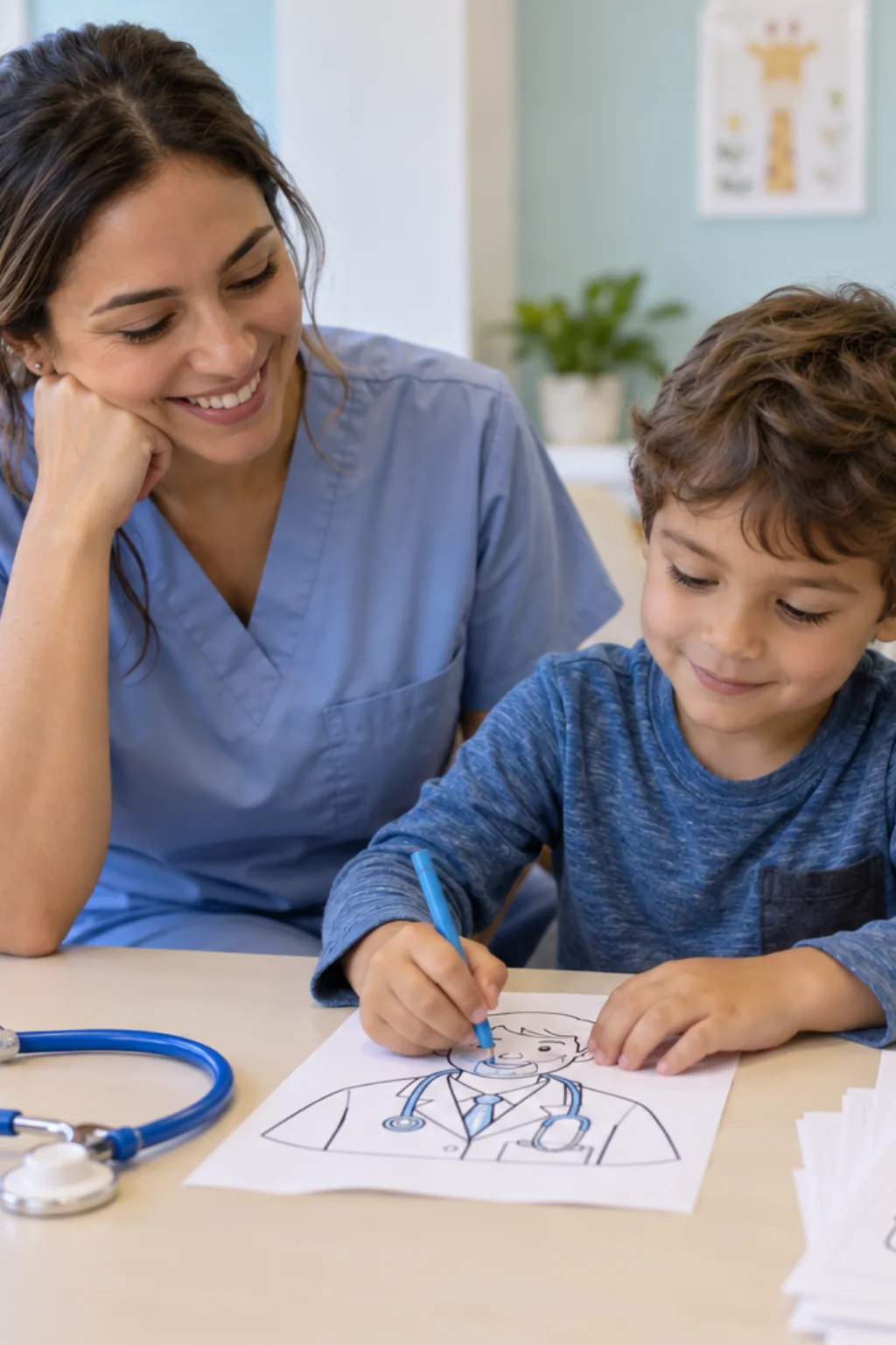 atividades para colorir — exemplo criado na Desenhos pra Colorir