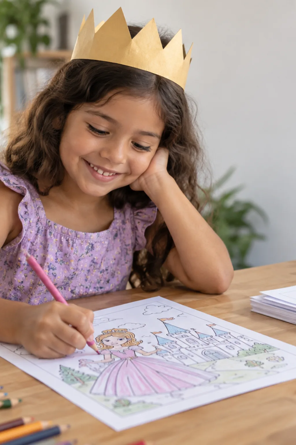 atividades para colorir — exemplo criado na Desenhos pra Colorir