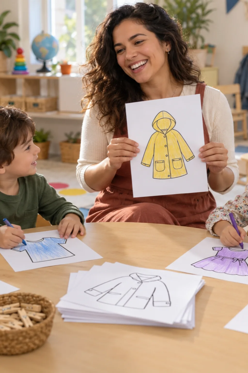 atividades para colorir — exemplo criado na Desenhos pra Colorir