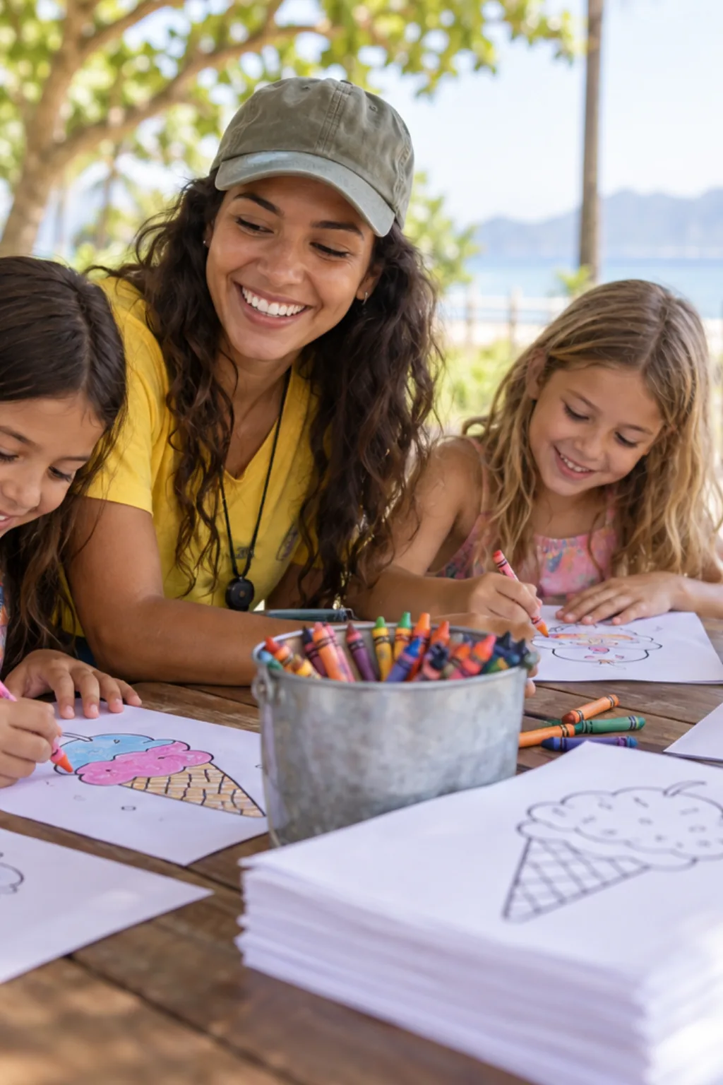 atividades para colorir — exemplo criado na Desenhos pra Colorir