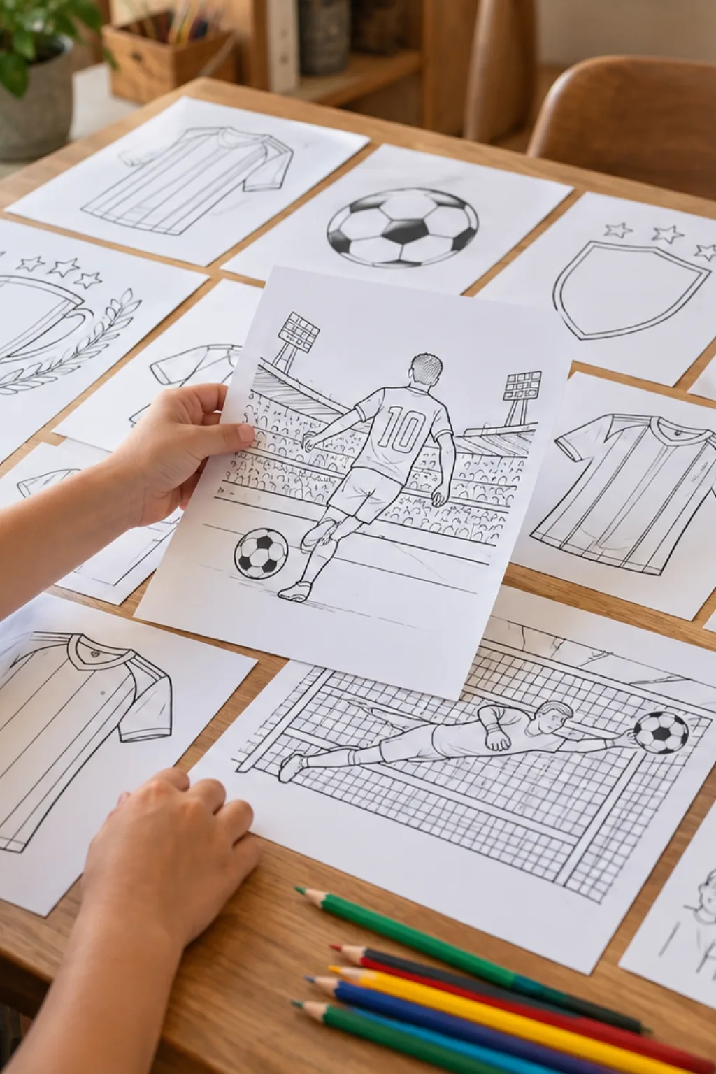 Atividades de Times de Futebol para Colorir - Depois