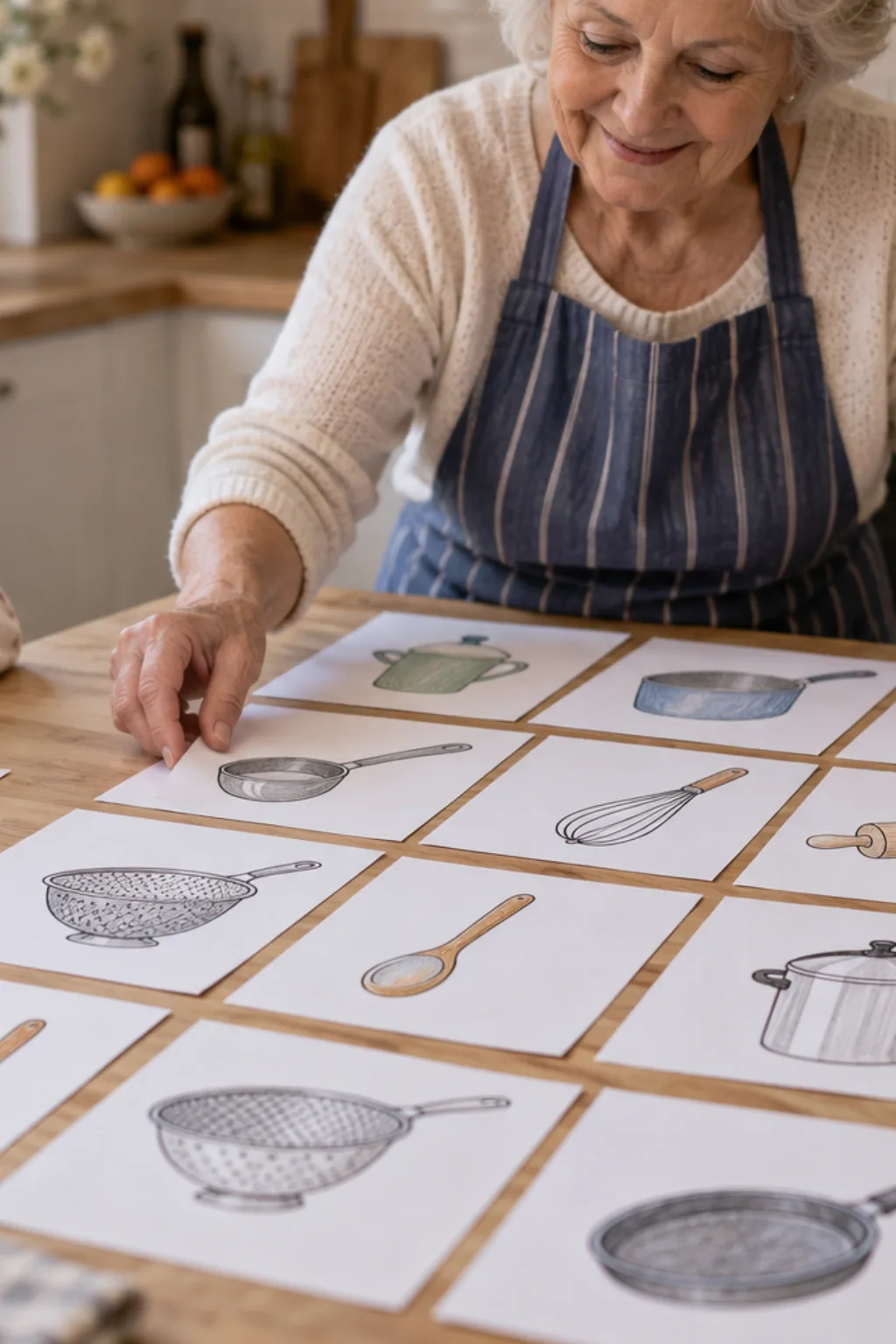 Atividades de Utensílios de Cozinha para Colorir - Depois