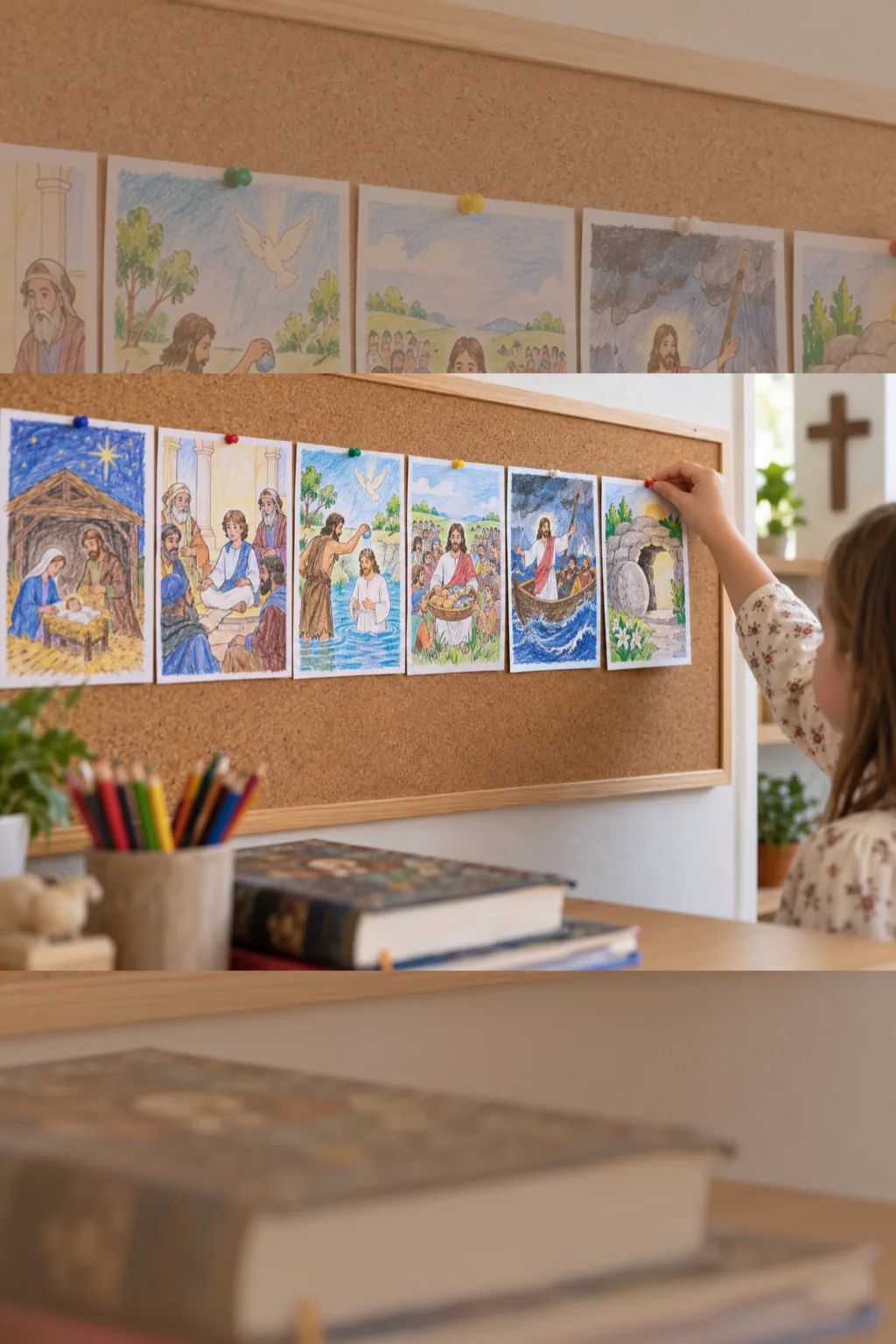 Atividades da Vida de Jesus para Colorir - Depois