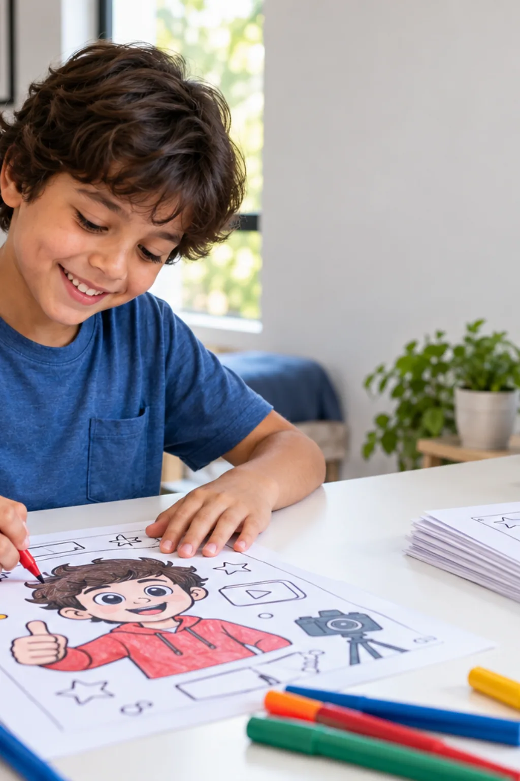 atividades para colorir — exemplo criado na Desenhos pra Colorir