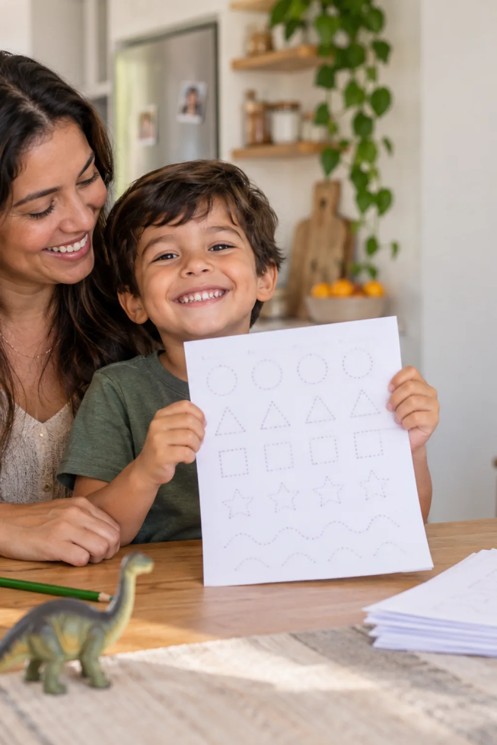 atividades pontilhadas — exemplo criado na Desenhos pra Colorir
