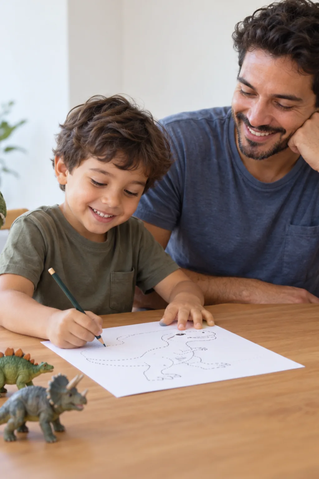 atividades pontilhadas — exemplo criado na Desenhos pra Colorir