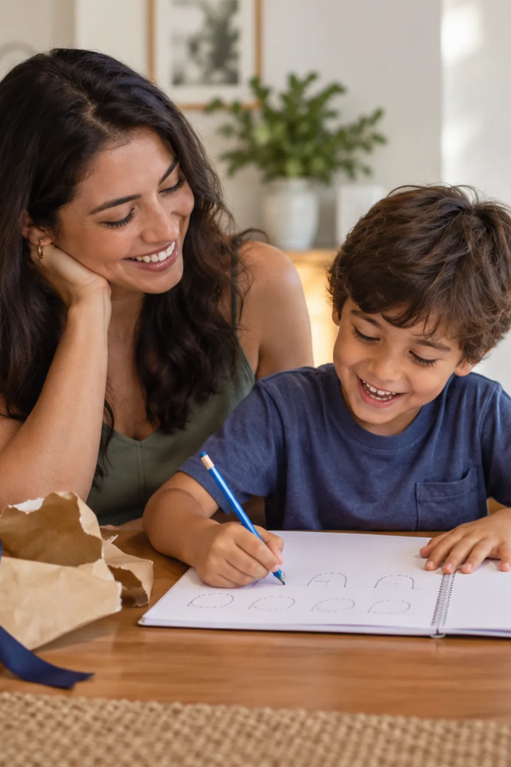 atividades pontilhadas — exemplo criado na Desenhos pra Colorir