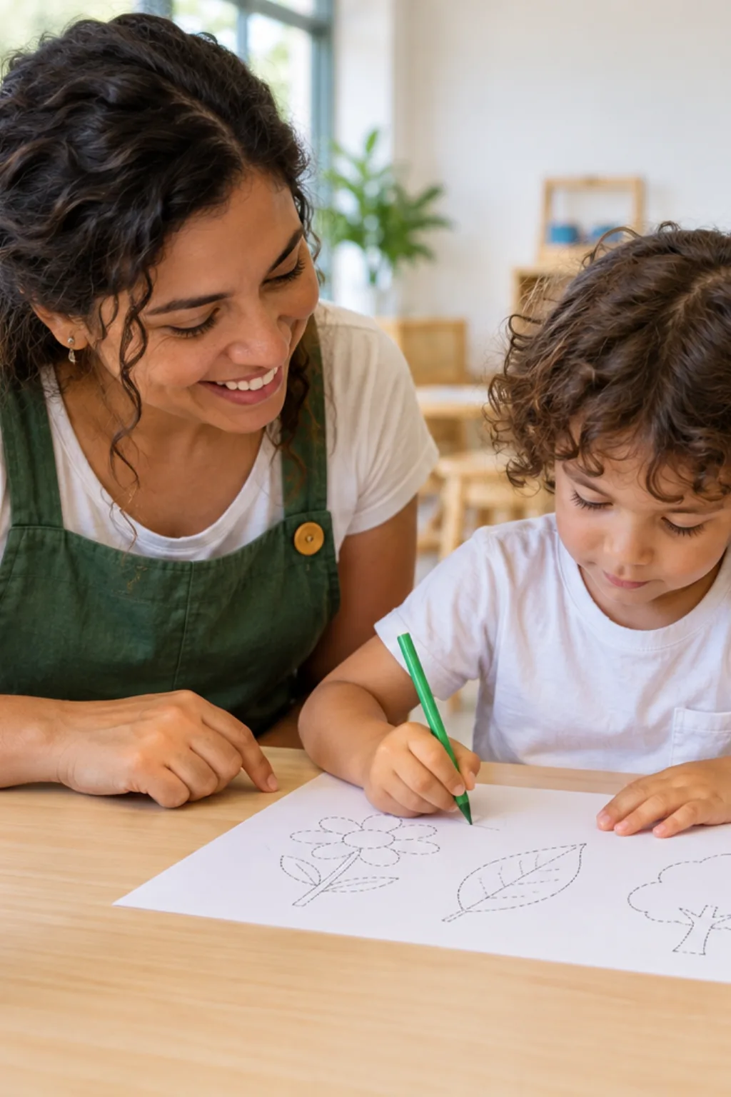 atividades pontilhadas — exemplo criado na Desenhos pra Colorir