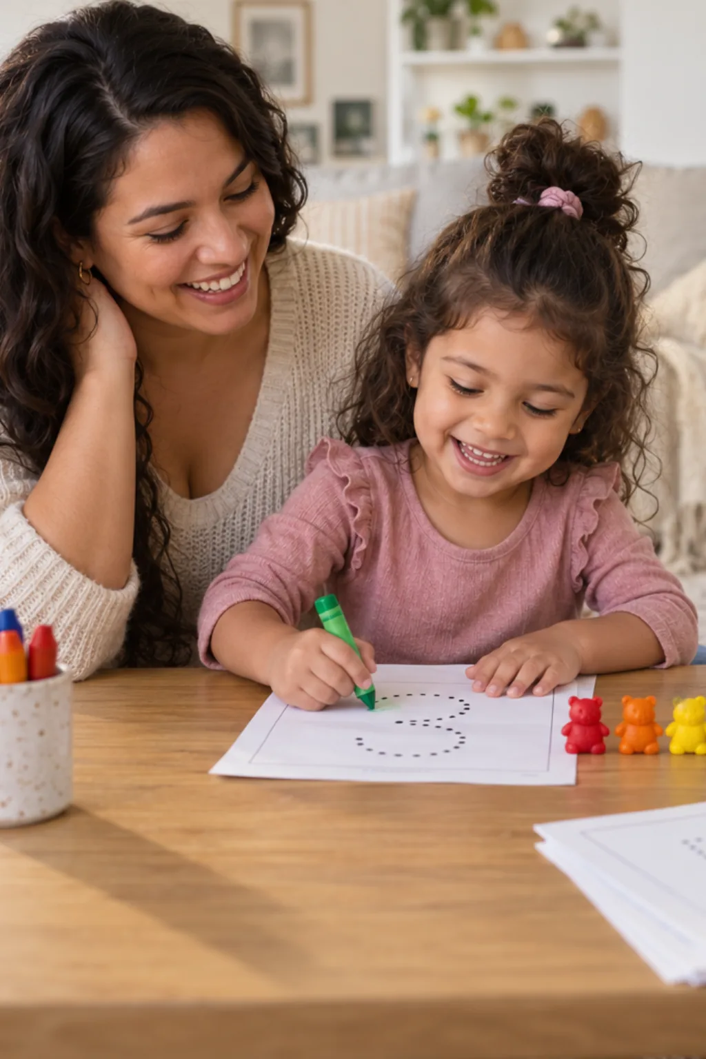 atividades pontilhadas — exemplo criado na Desenhos pra Colorir