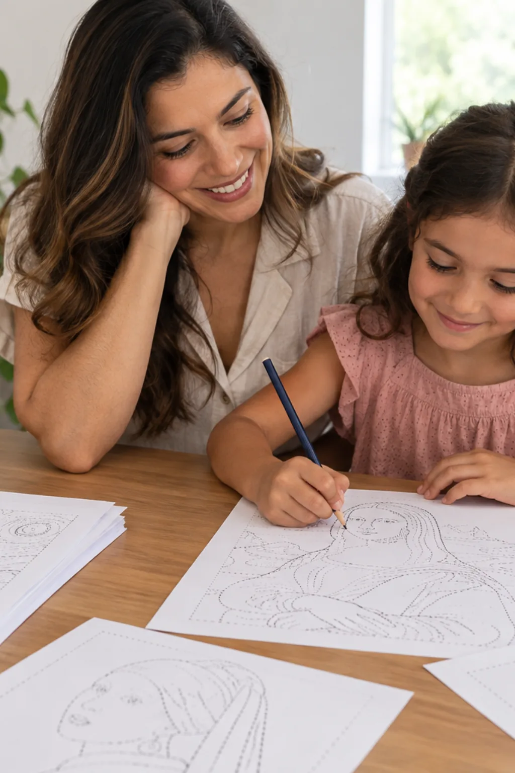 atividades pontilhadas — exemplo criado na Desenhos pra Colorir