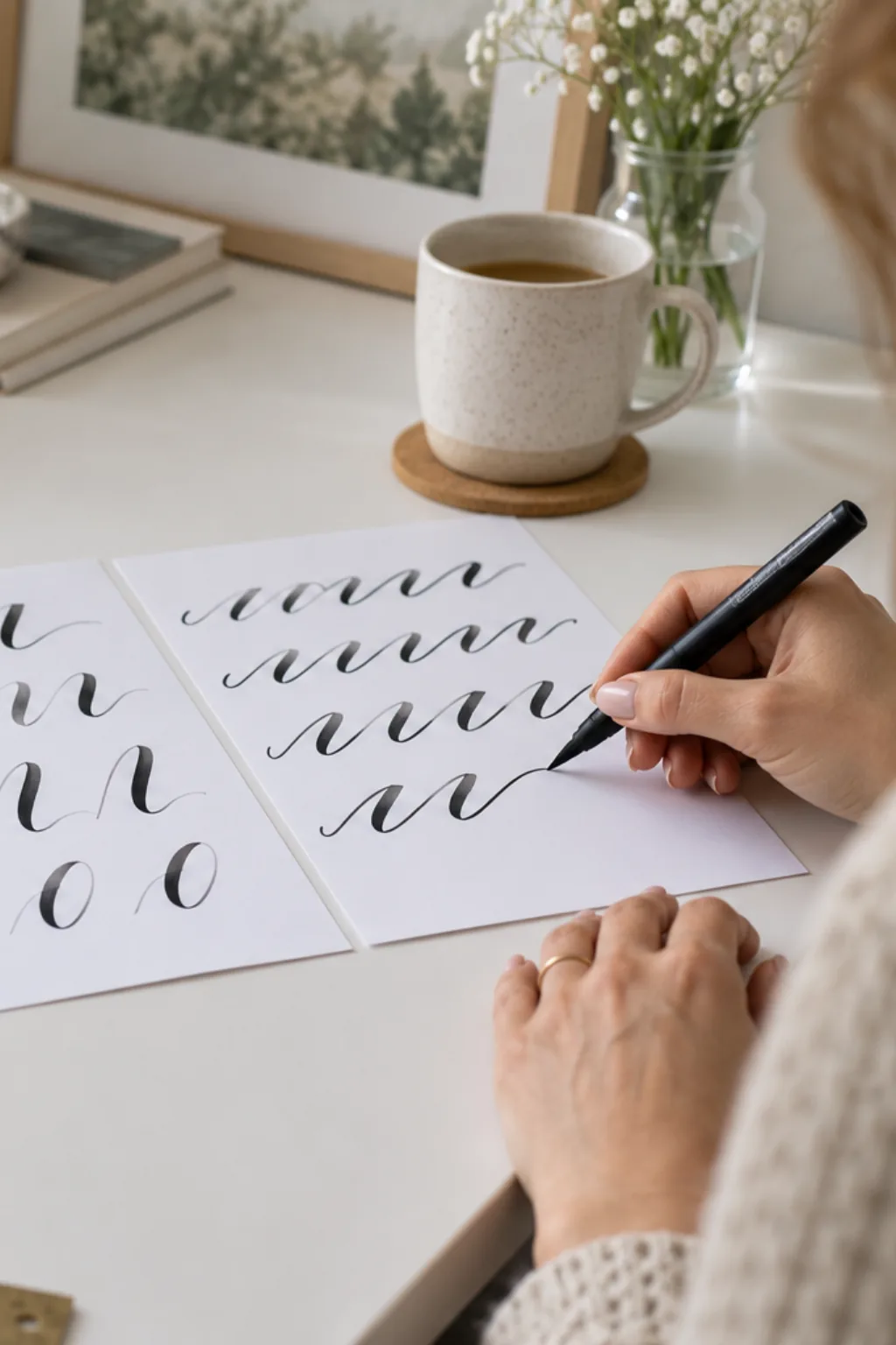 Caligrafia Brush Lettering para Imprimir - Depois