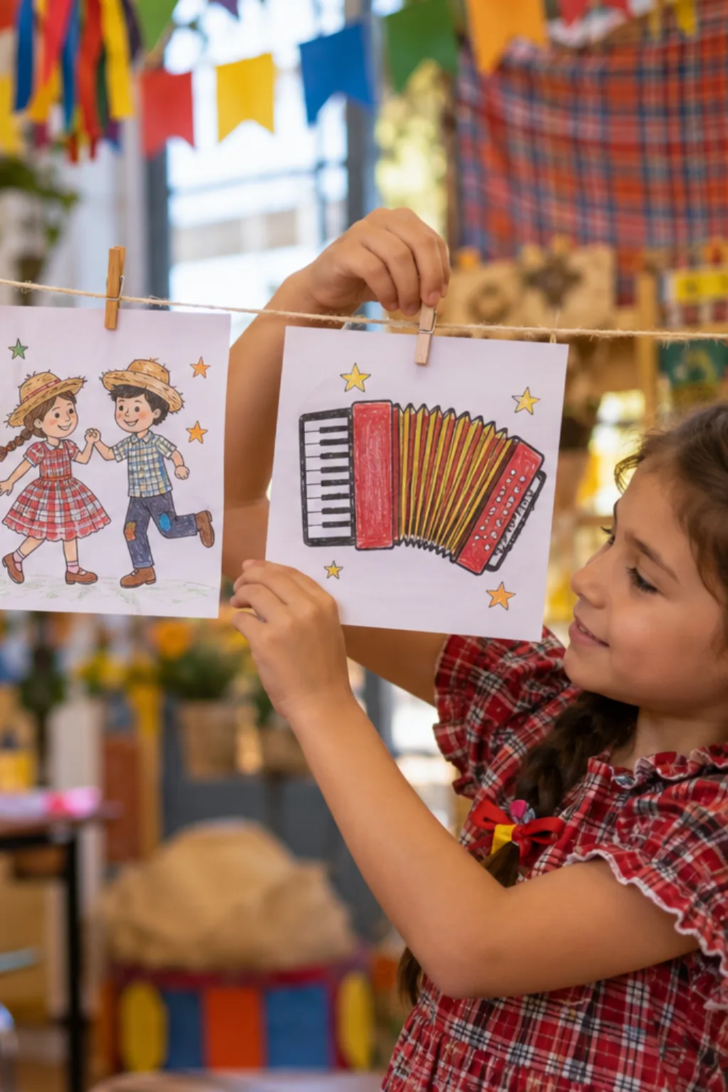 Caligrafia de Festa Junina para Imprimir - Depois