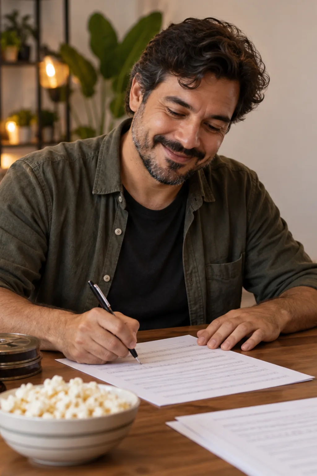 caligrafia para imprimir — exemplo criado na Desenhos pra Colorir